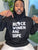 Black Women Are Dope Hoodie White/blk