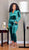 Classy Gal Velour Jumpsuit Green