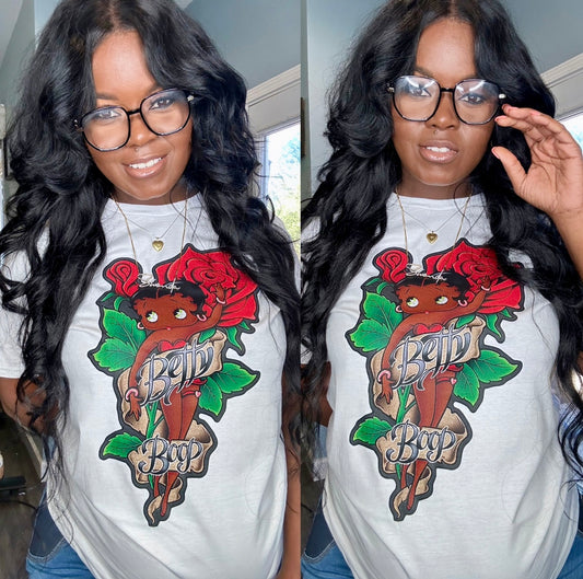 Ed Hardy Betty Style Tee White