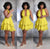 All fun and Ruffles Dress (yellow)