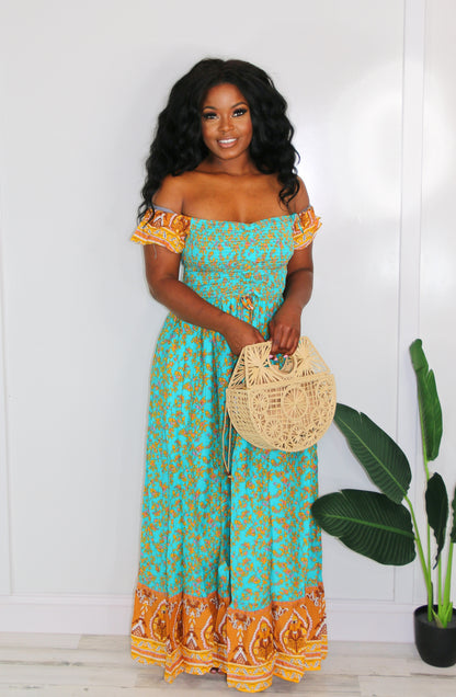 Jada Floral Print Maxi